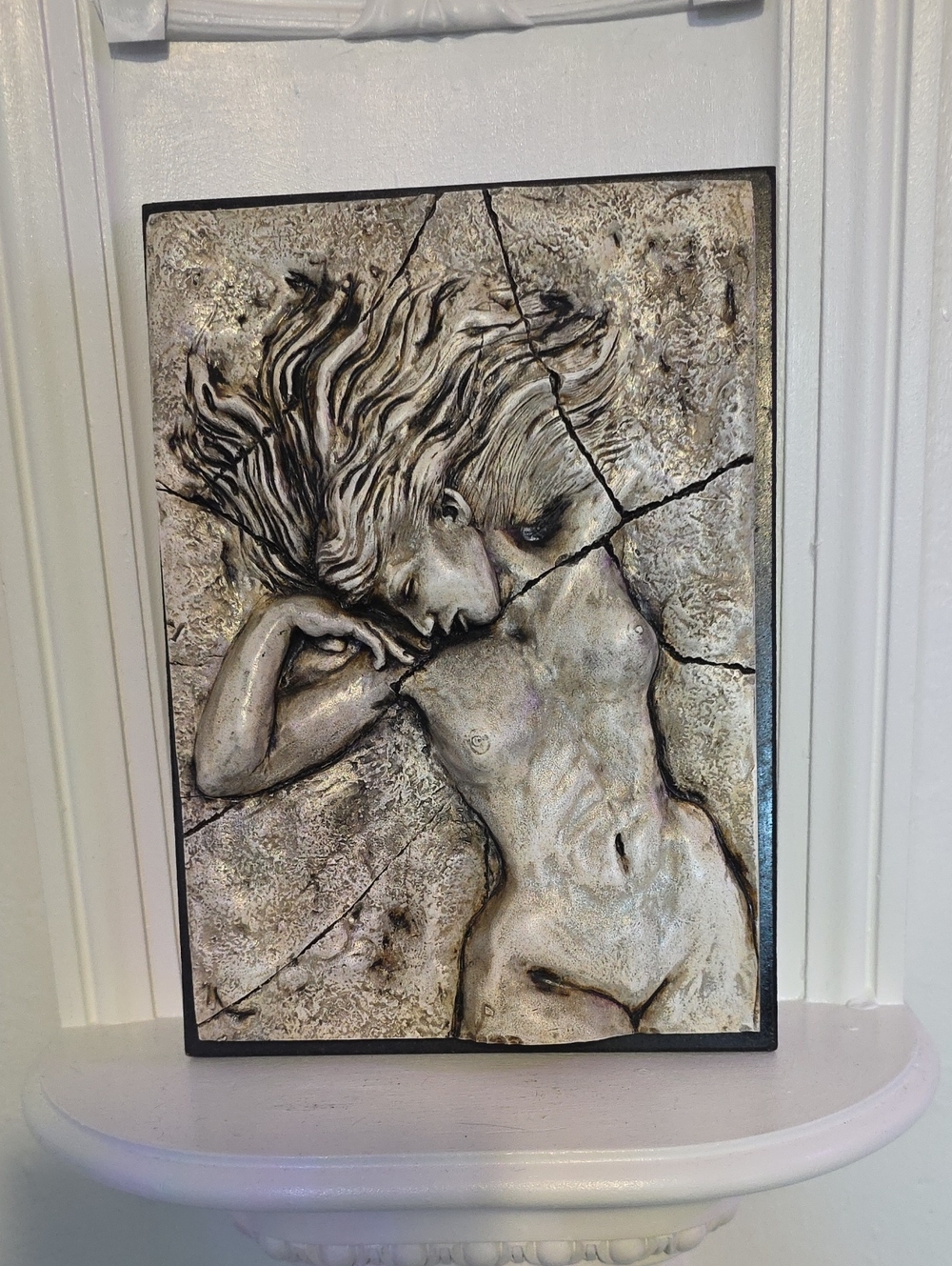 3D Artifacts Collectible Men's Physique Wall Plaque |  Nude Female Relief